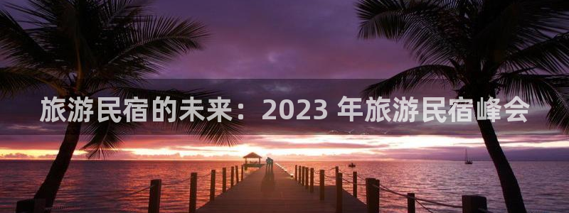 qmh球盟会亚博|旅游民宿的未来：2023 年旅游民宿峰会